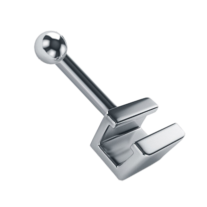 Crimpable Hook, Universal - Boll topp - 2.7mm, 10st.