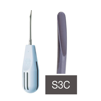 LUXATOR Periotom Short Curved with Fixus S3C, 3mm