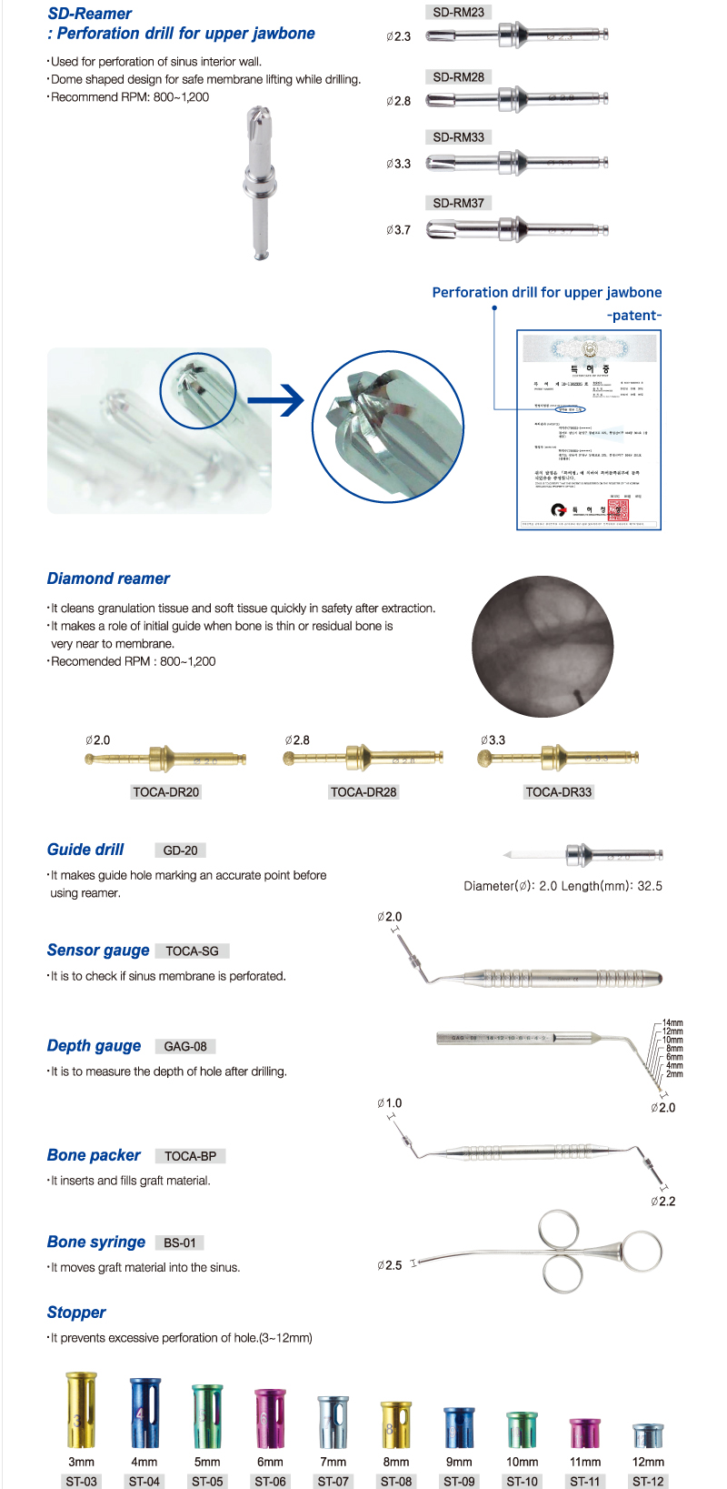 TOCA Crestal Approach Kit - 2