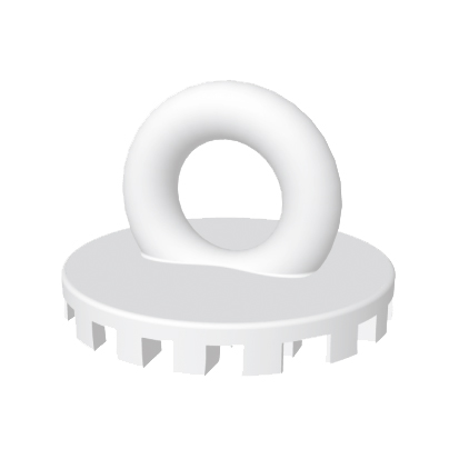 Ceramic Lingual Buttons Eyelet, 10st.