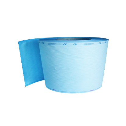 Flat Autoclave rolls Blue 100mm x 200m