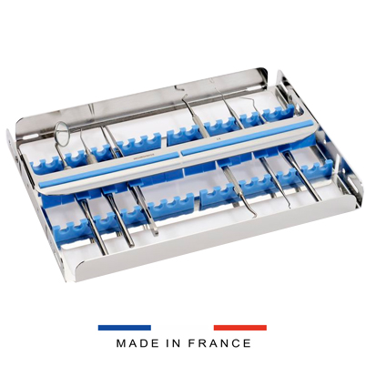 Easy Clip® Stainless TRAY for 20 instrument 250x180x25mm