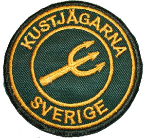 Tygmärke KJ Rund grön/gul