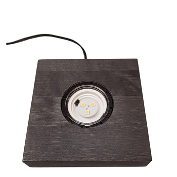 Light Base in Wood Black SW13 LED