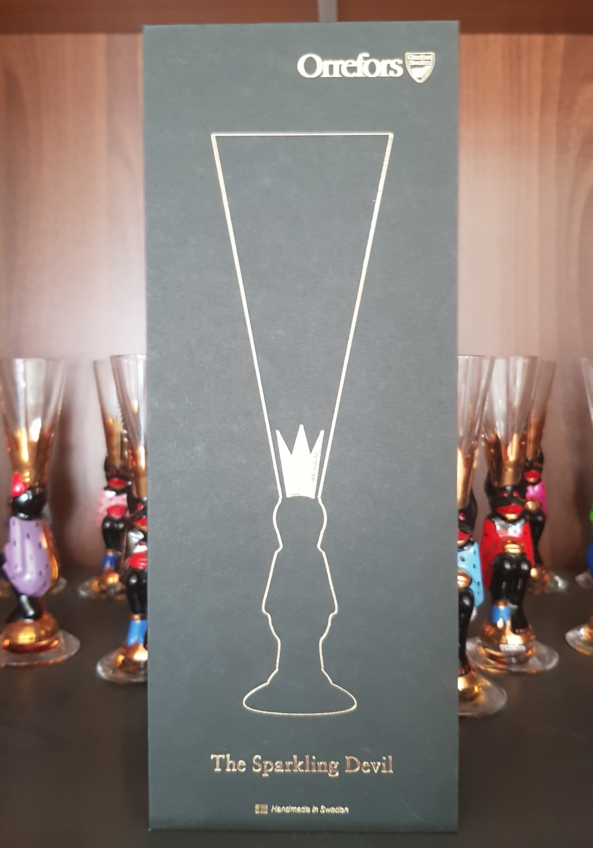 Nobel Djävulsglas Champagneglas Blå - 5