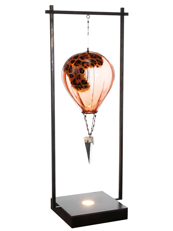 Hot Air Balloon Leopard Pink 