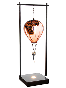 Luftballong Leopard Rosa