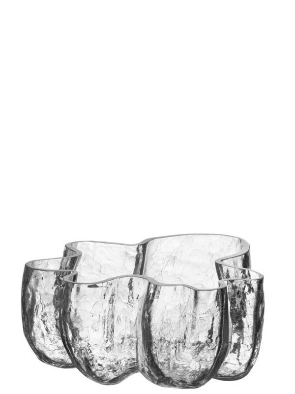 Crackle Bowl Small Clear - 3