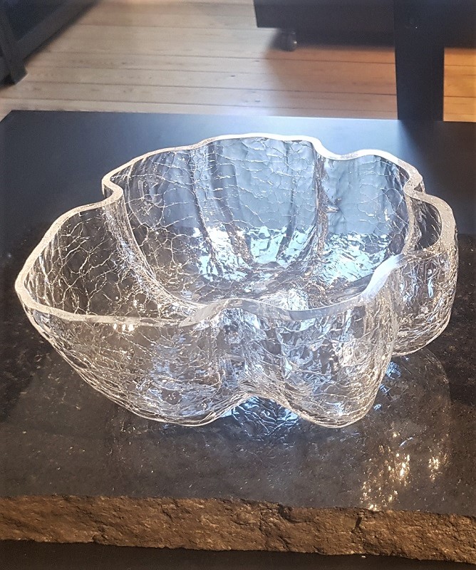 Crackle Bowl Small Clear - 5