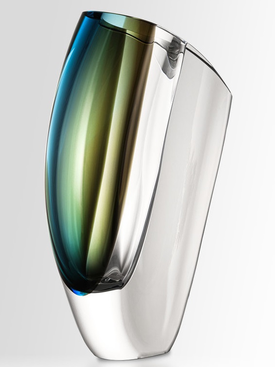 Mirage Vase XL Blue Brown 