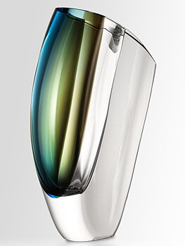 Mirage Vase XL Blue Brown 