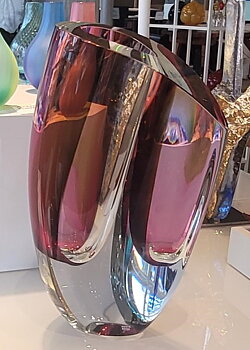 Mirage Vase XL Red Gryy