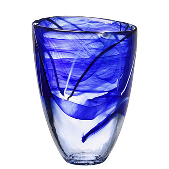 Contrast Vase Blue