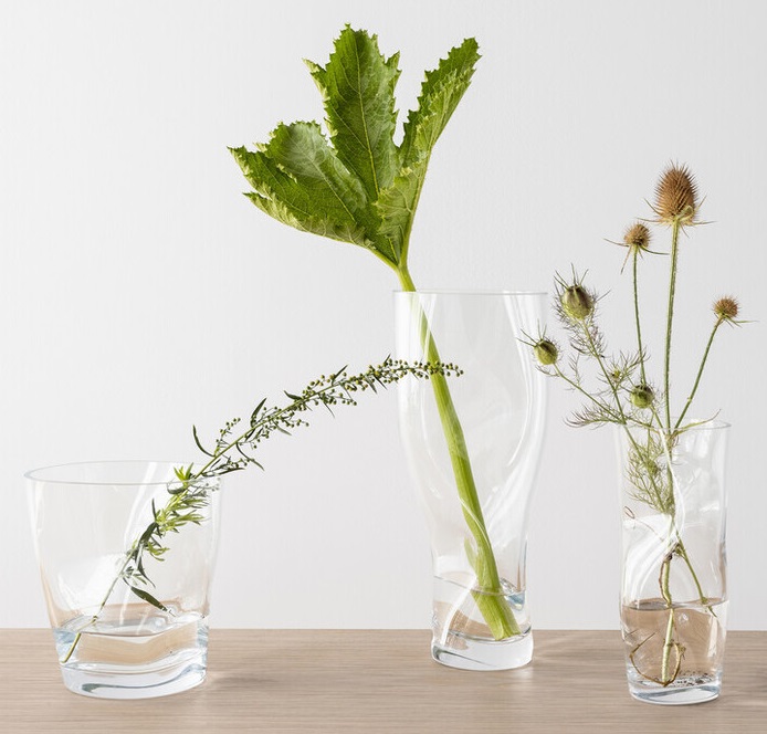 Squeeze Vase Large Clear - 3