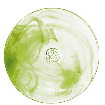 Mine Plate Lime  - Kosta Boda