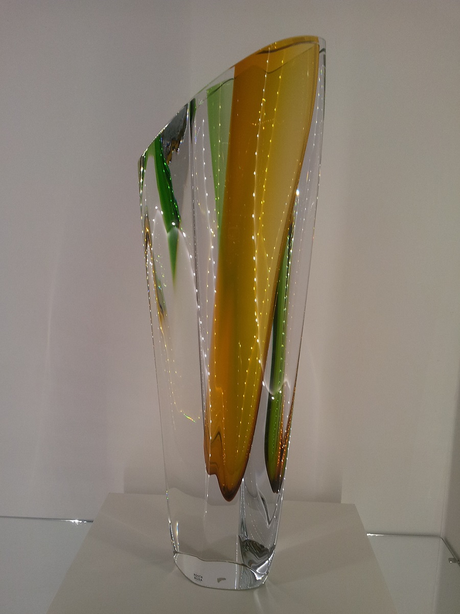 Saraband Vase Green/Amber - 3