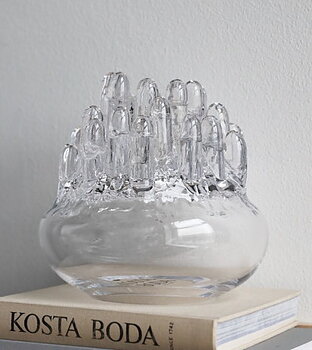 Polar Candleholder Medium Clear