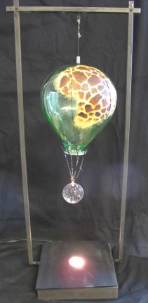Hot Air Ballon Giraffe Green  - 3