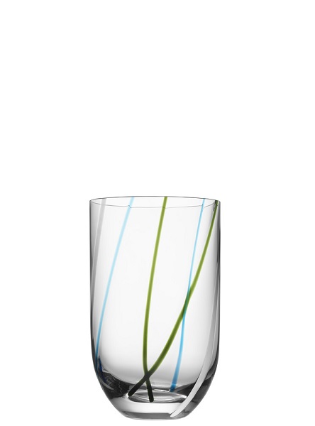 Contrast Water Glass Tumbler Multi Color