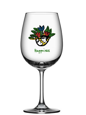 Friendship Wine Glass - Happiness