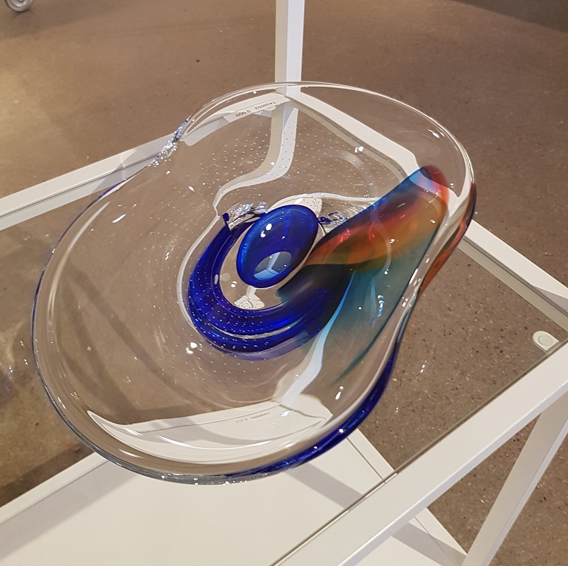Rainbow Fat Röd Gul Blå - Kosta Boda Limiterat