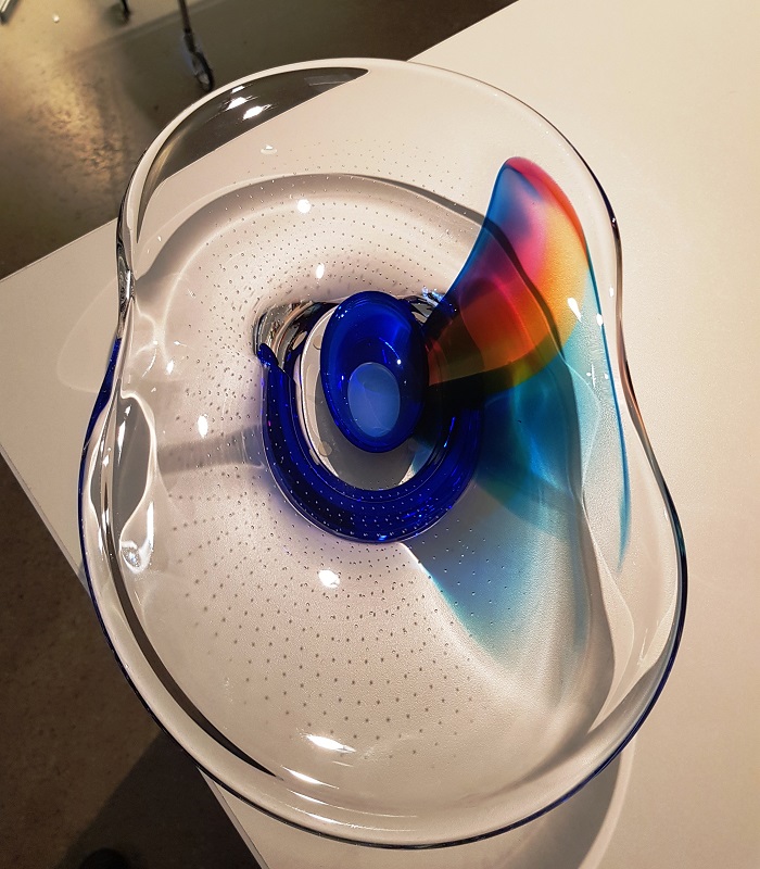 Rainbow Fat Röd Gul Blå - Kosta Boda Limiterat - 4