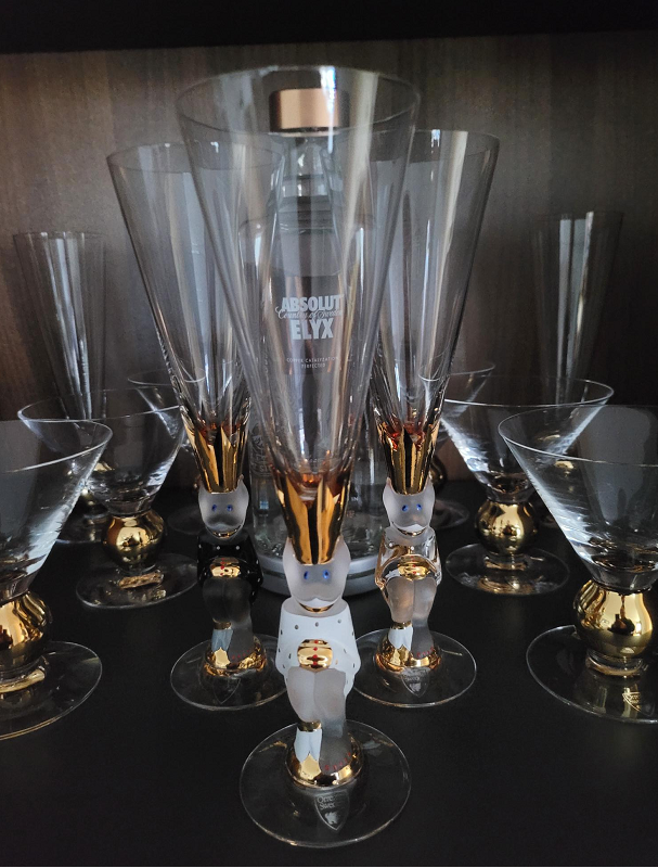 Nobel Sparkling Devil Glass White - 6