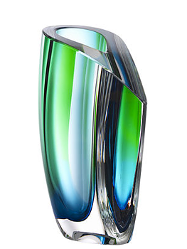 Mirage Vase Green Blue 