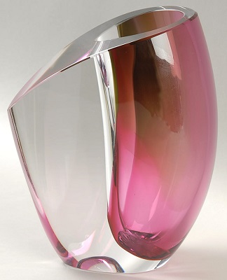 Mirage Vase Red Grey  Small - 4
