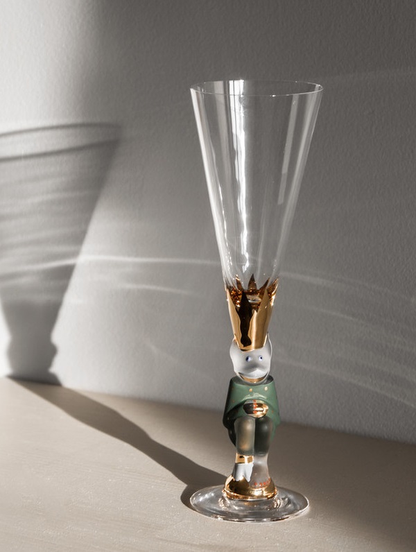 Nobel Djävulsglas Champagneglas Grön - 4