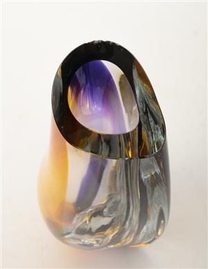 Orchid Vase Lilac Amber Large - 3