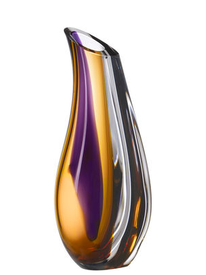 Orchid Vase Lilac Amber Large