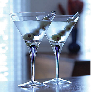 Intermezzo Blue Martini Glass - 4