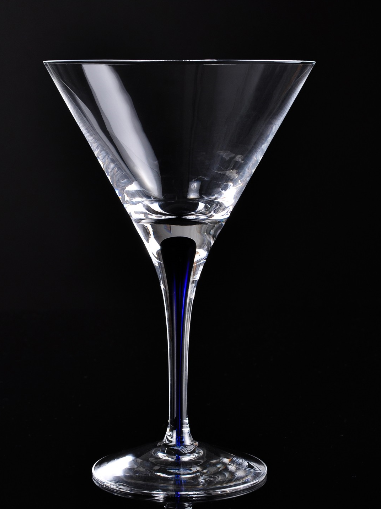 Intermezzo Blue Martini Glass - 3