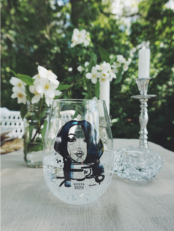 All about you - Miss You - Glass Blue 2-pack - 4