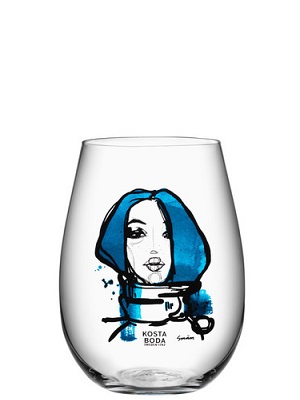 All about you - Miss You - Glass Blue 2-pack