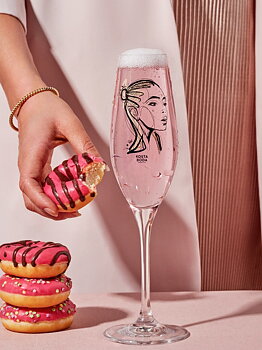 All about you - Forever yours - Champagne Glass Sun Kiss 2-pack