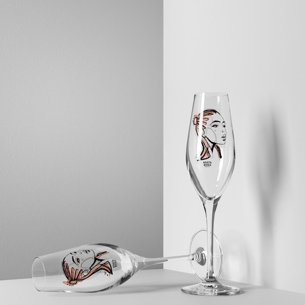 All about you - Forever yours - Champagne Glass Sun Kiss 2-pack - 5