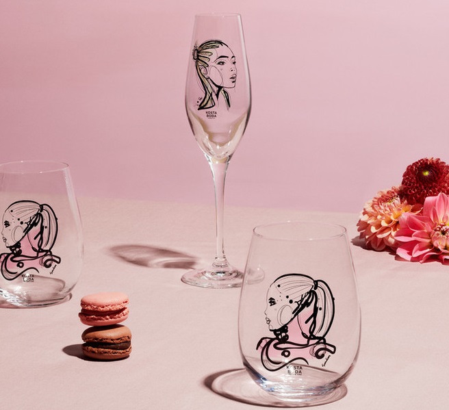 All about you - Forever yours - Champagne Glass Sun Kiss 2-pack - 4