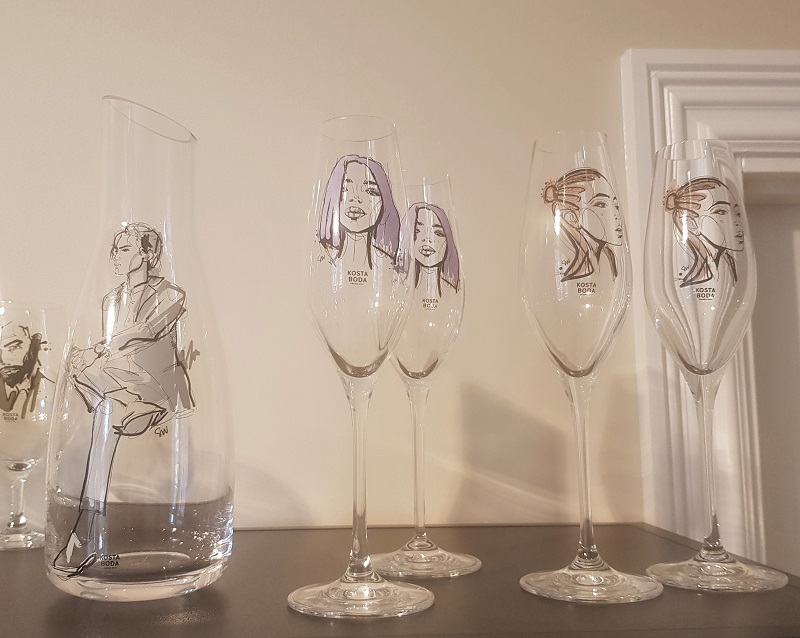 All about you - Forever mine - Champagne Glass Lavendel 2-pack - 6