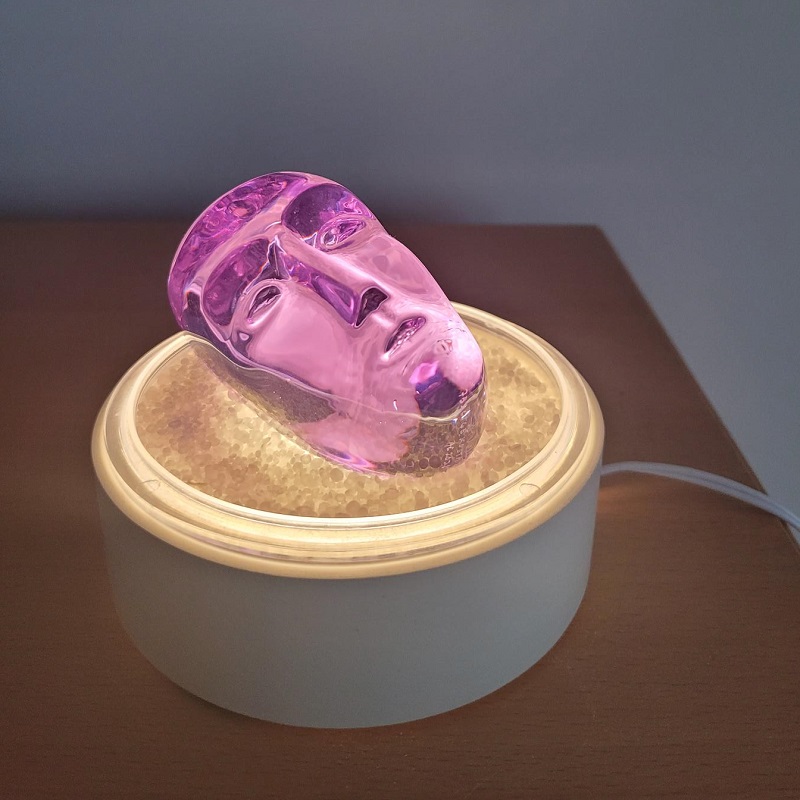 Light Base with Salt  White SLL11 LED - Brains - 7