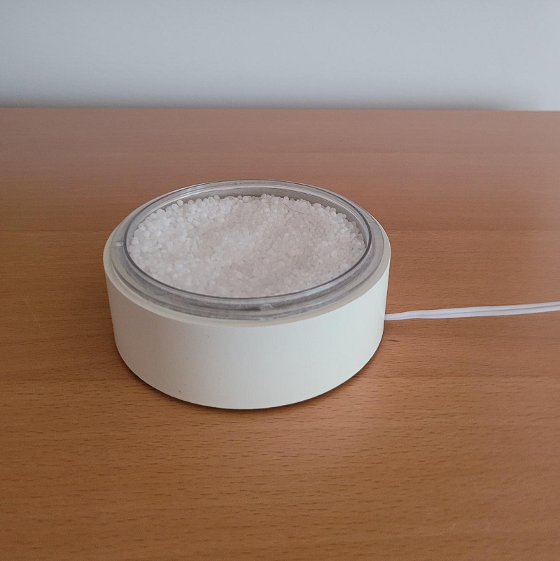 Light Base with Salt  White SLL11 LED - Brains - 2