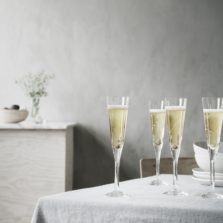 Line Champagne Glass - 6