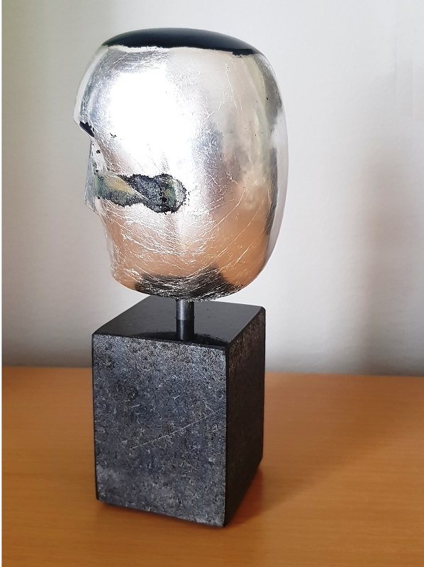 Brains på Sockel Mercurius Silver Huvud - 5
