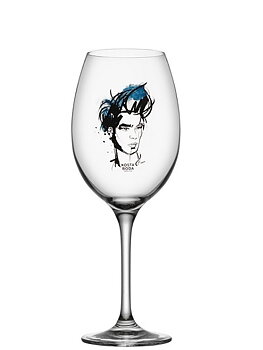 All about you - Miss Him - Vinglas Blå 2-pack