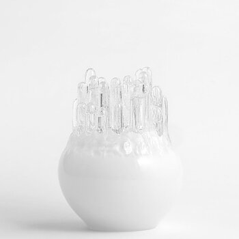 Polar Candleholder Small White