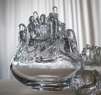 Polar Candleholder Large Clear