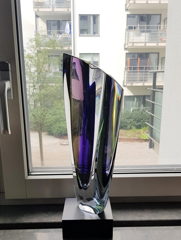 Saraband Vas Skulptur Lila Grön - 7