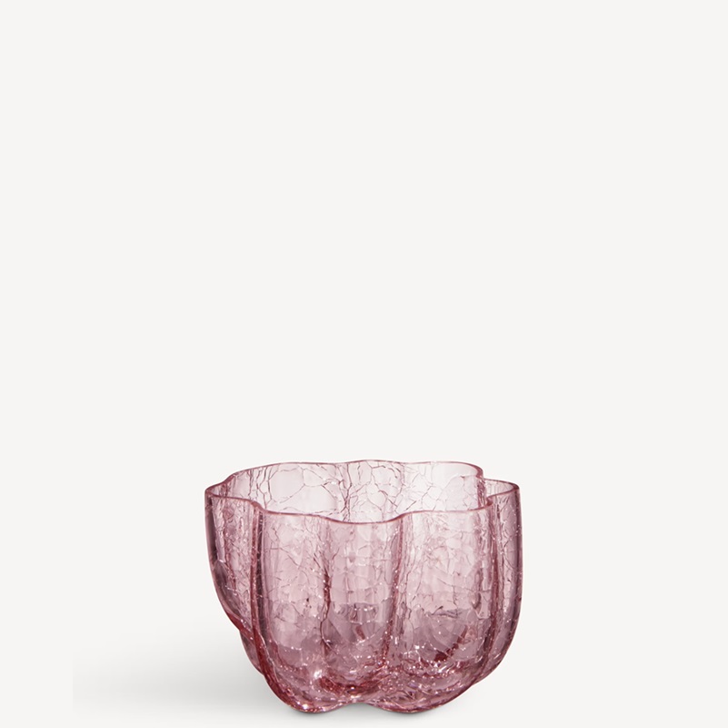 Crackle Ljuslykta Rosa
