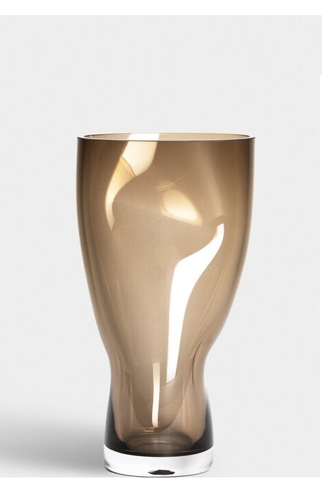 Squeeze Vase Small Brown - 2